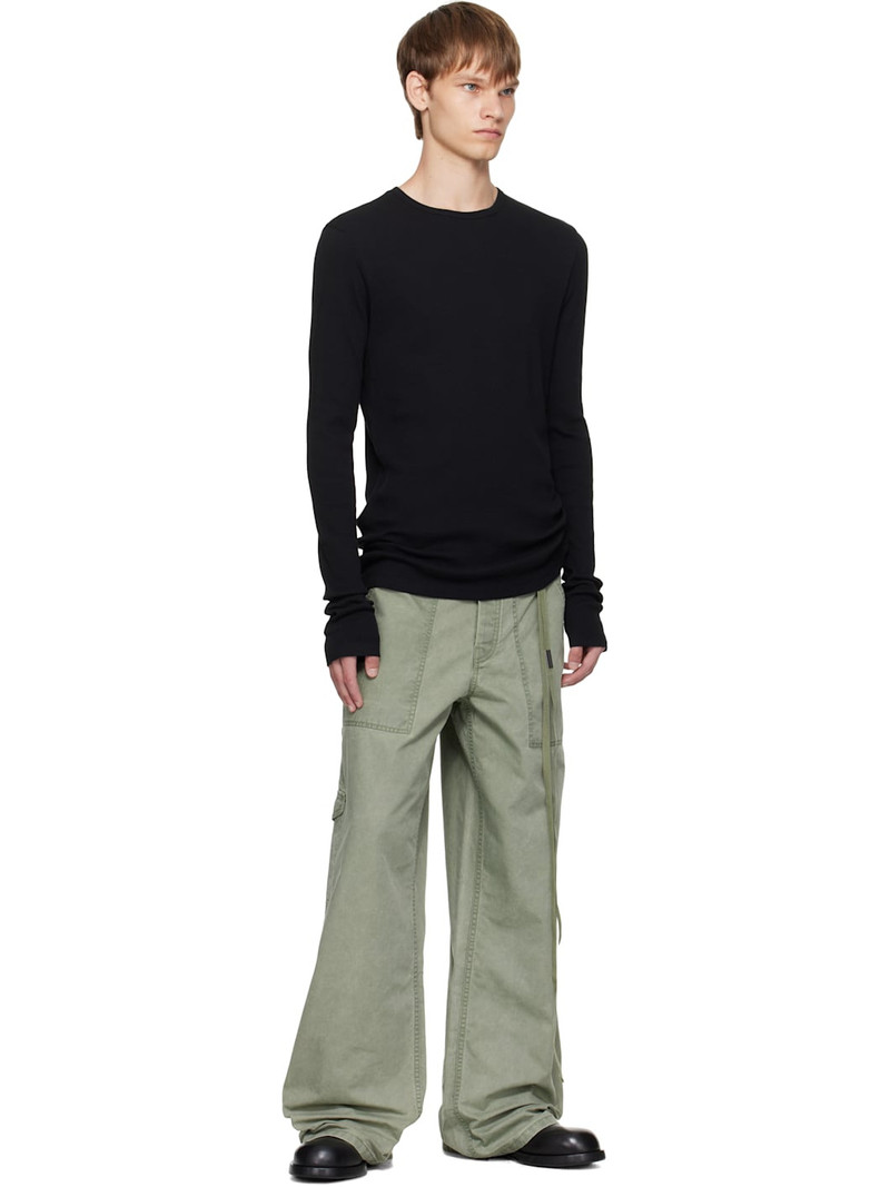 Ann Demeulemeester Black Greg Long Sleeve T-shirt outlook