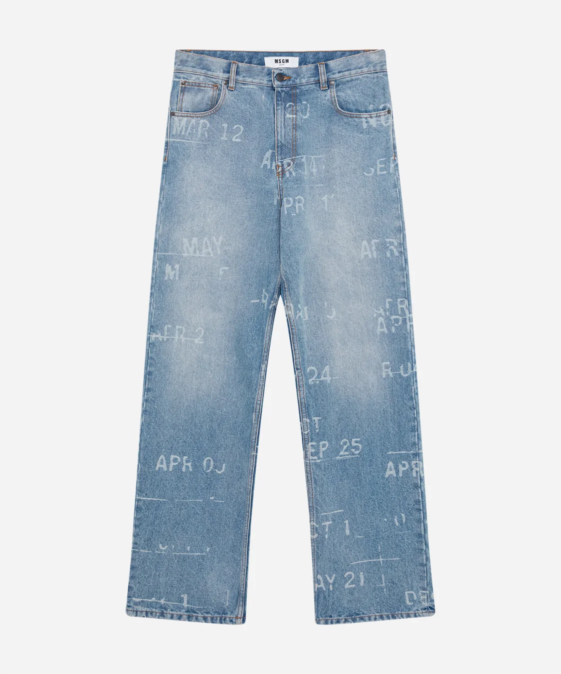 Printed jeans - 1