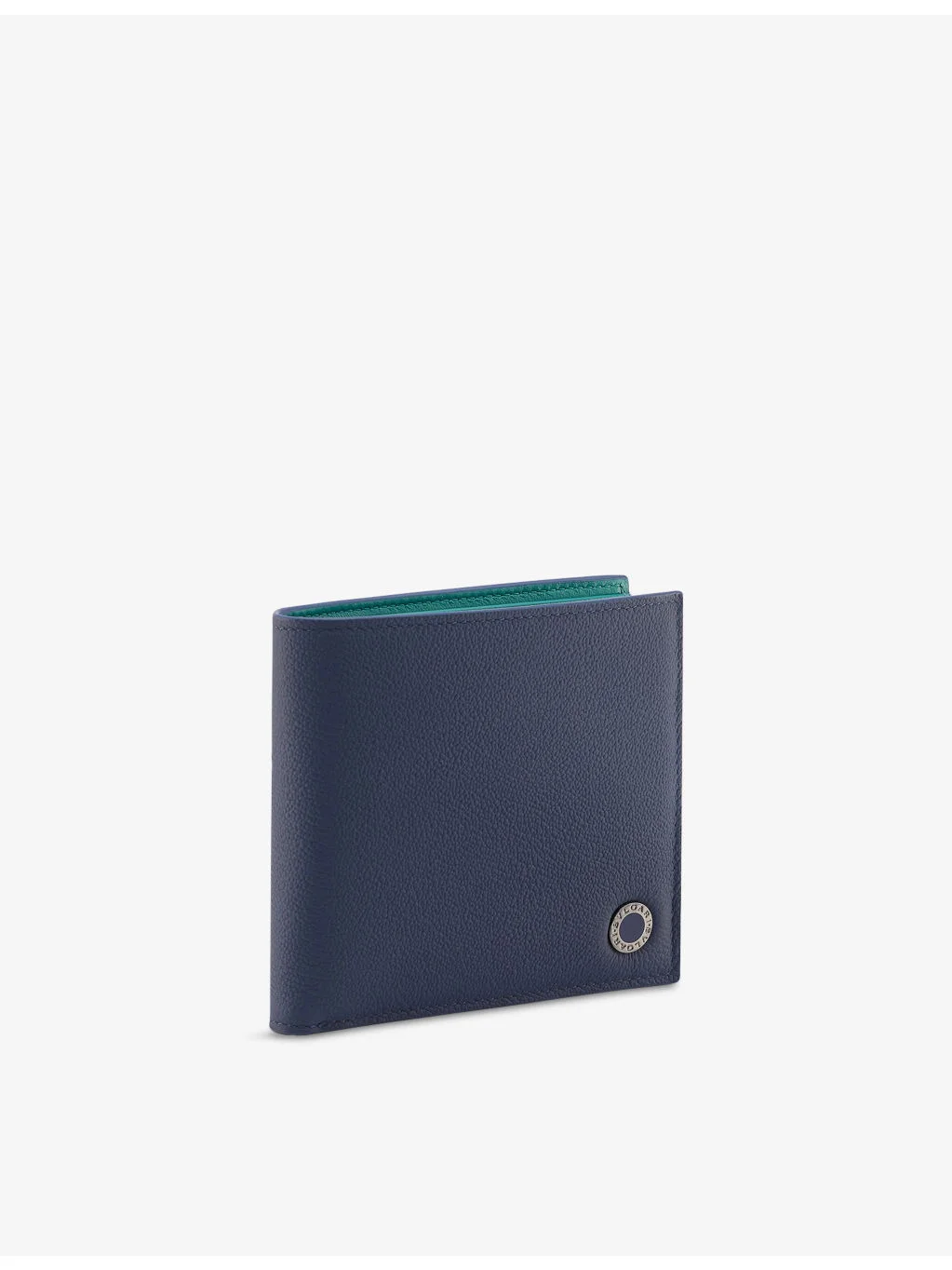 Logo-Plaque Leather Wallet - 1