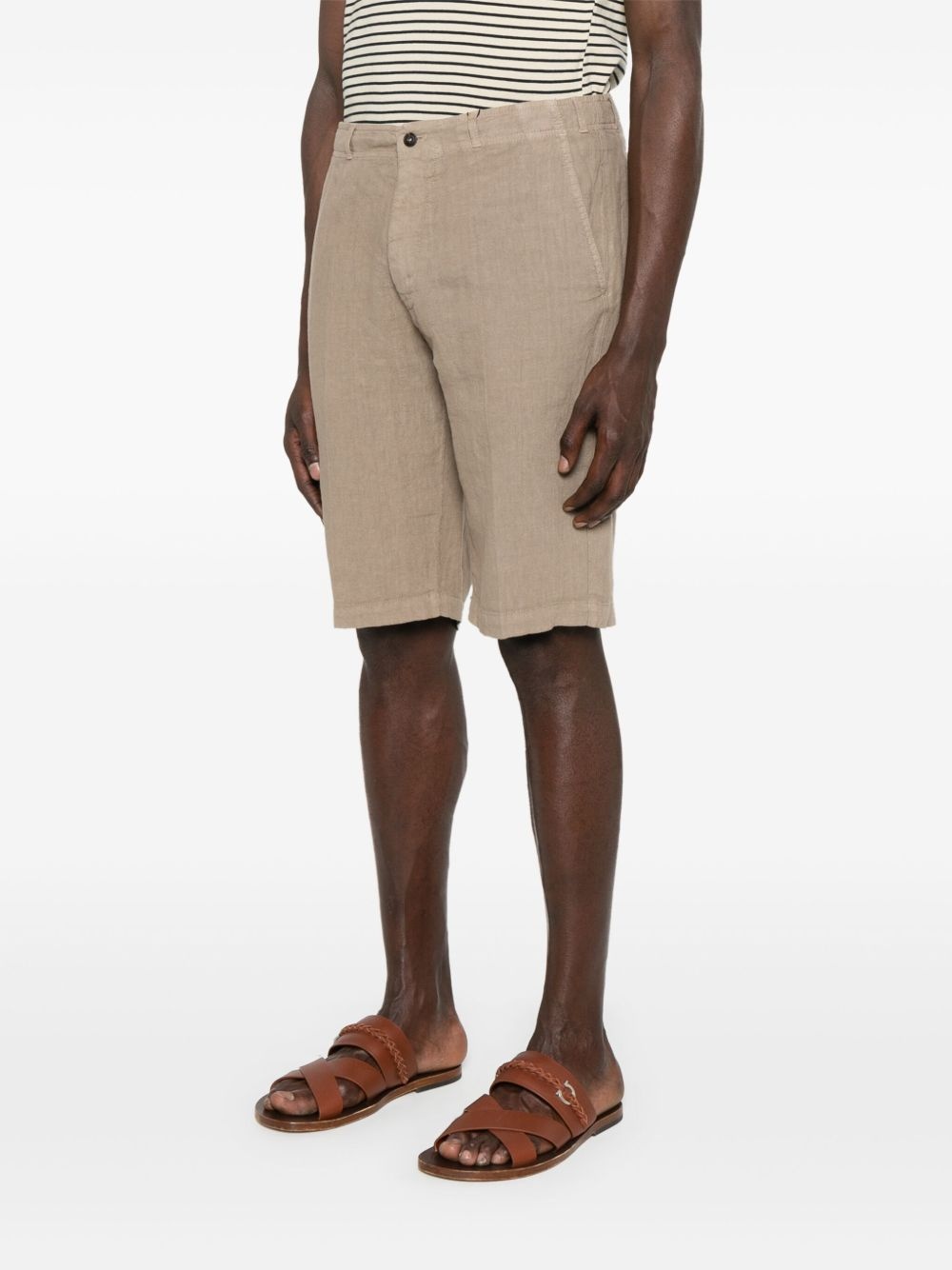 linen shorts - 3