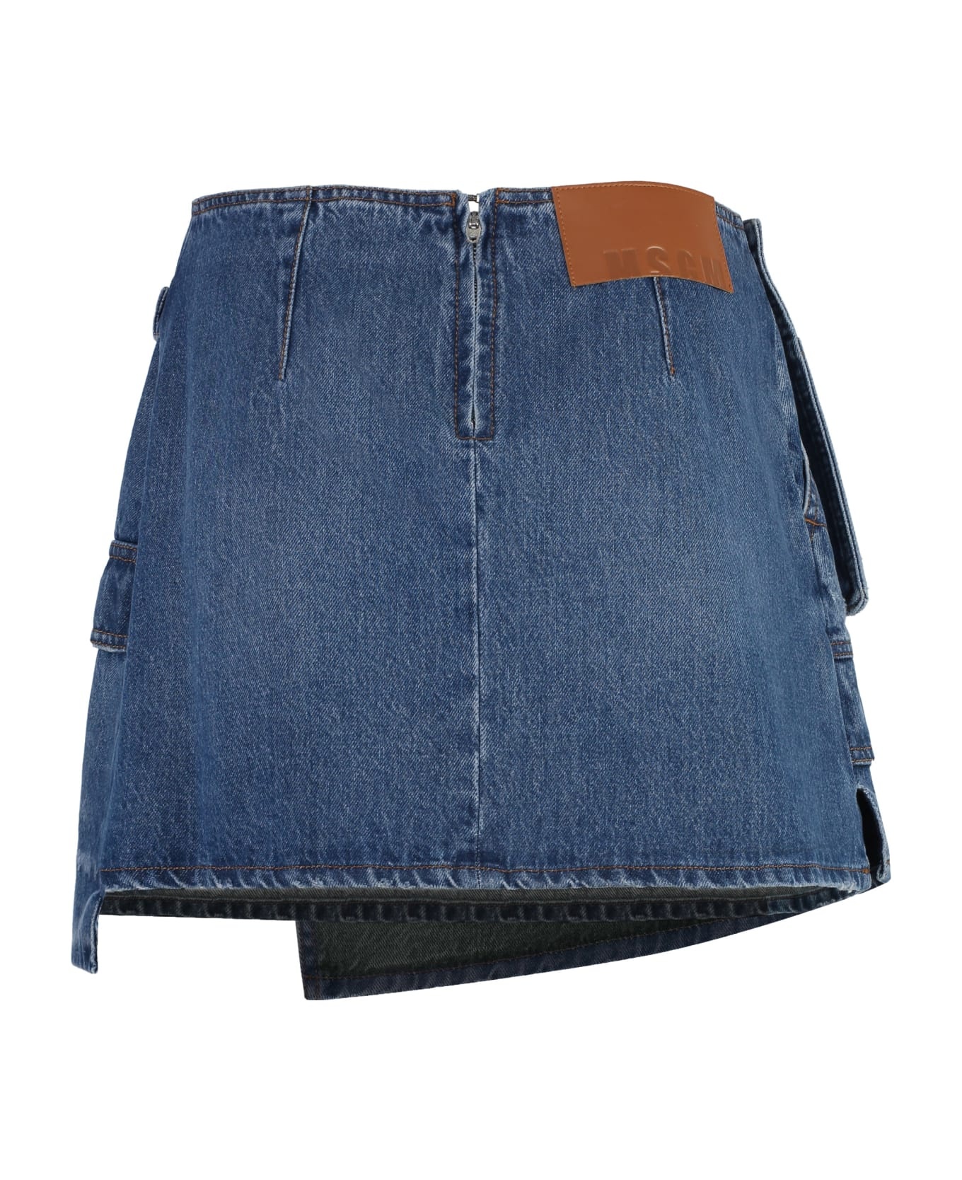 Denim Mini Skirt - 2