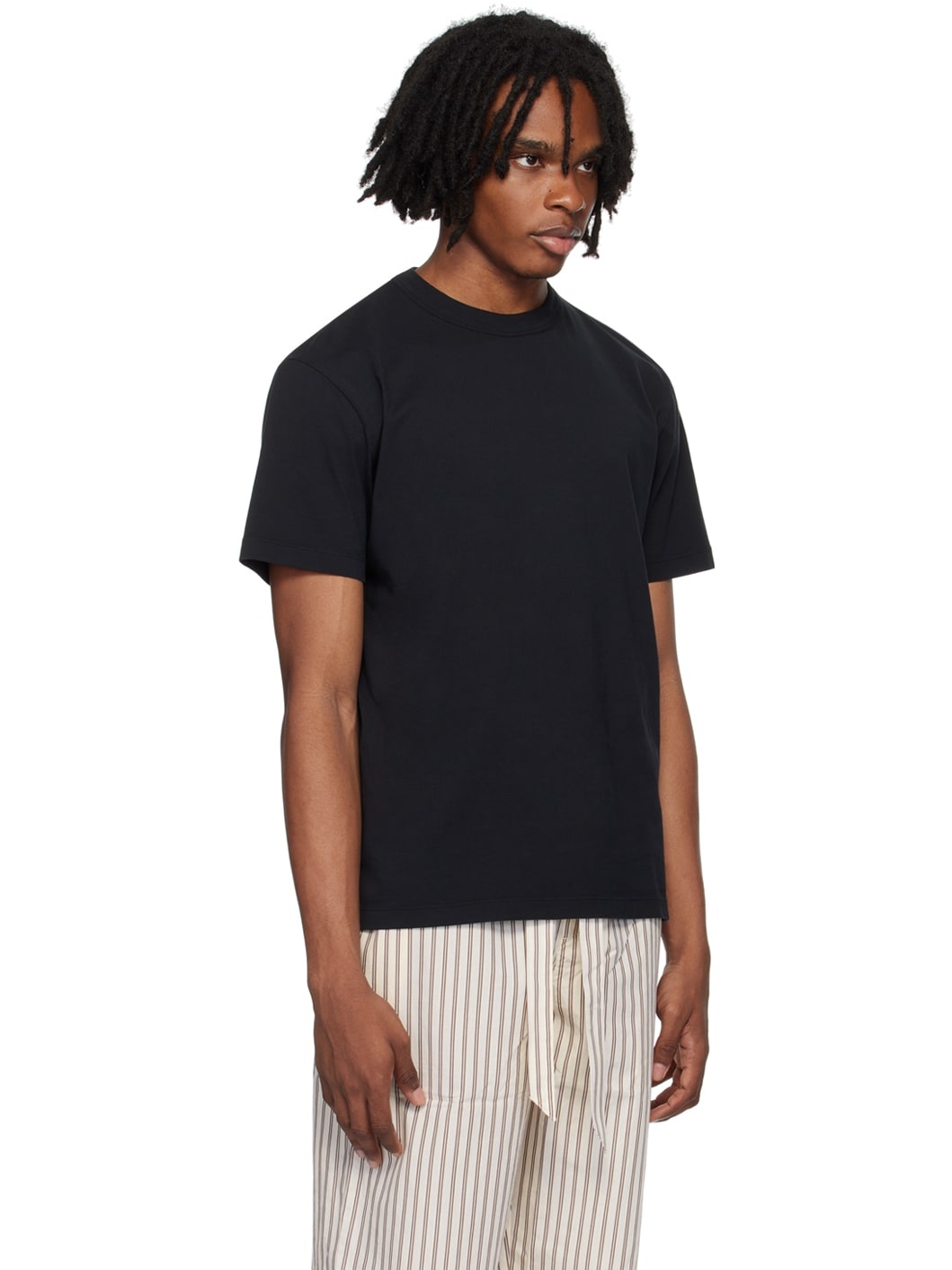 Black Crewneck T-Shirt - 2
