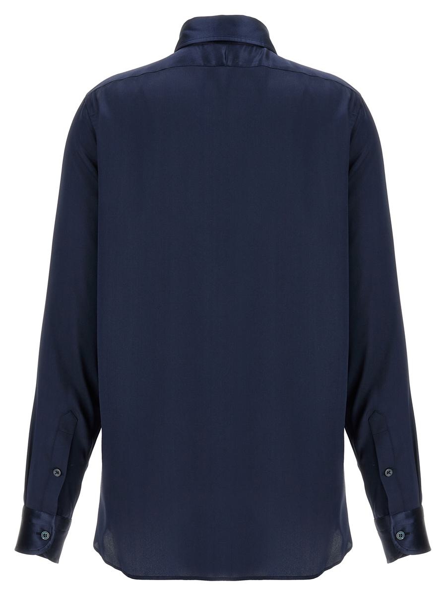 Tom Ford TOM FORD PLEATED PLASTRON SHIRT - 2