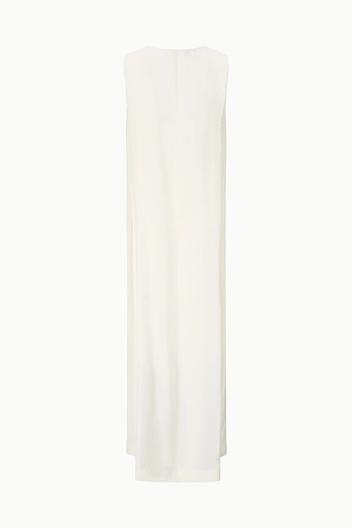 STAUD DALIA SILK DRESS IVORY - 1