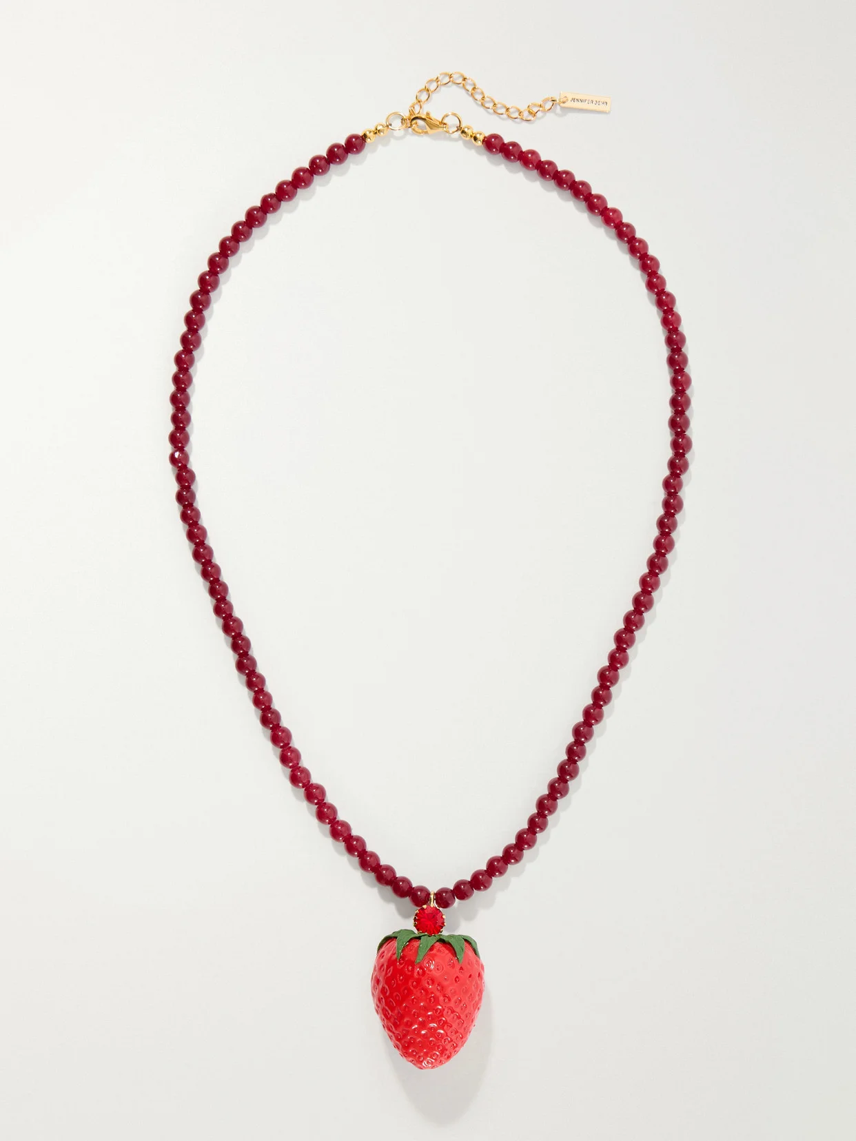 Fragola Beads, Resin And Gold-tone Necklace - 1