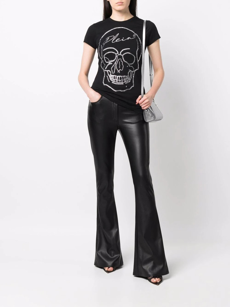 PHILIPP PLEIN skull-detail short-sleeved T-shirt outlook