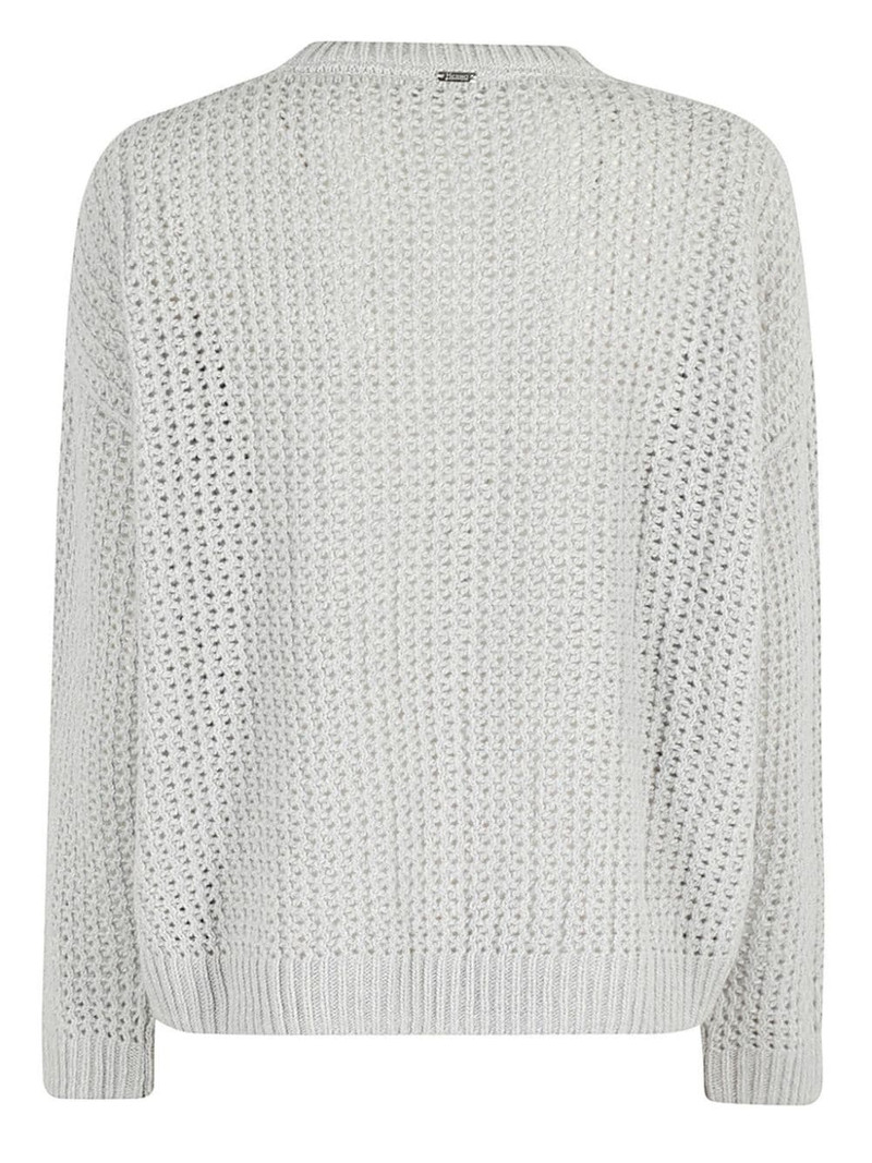 Herno open-knit jumper outlook