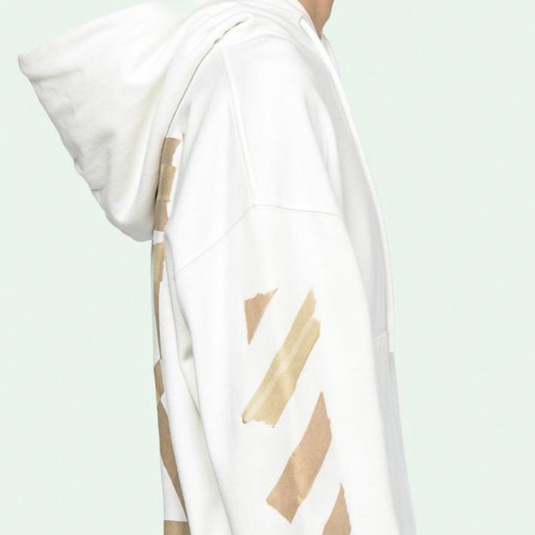 Off-White Arrows Sketch Mens Logo Loose Sweater Tape OMBB037R20E300020148 - 5