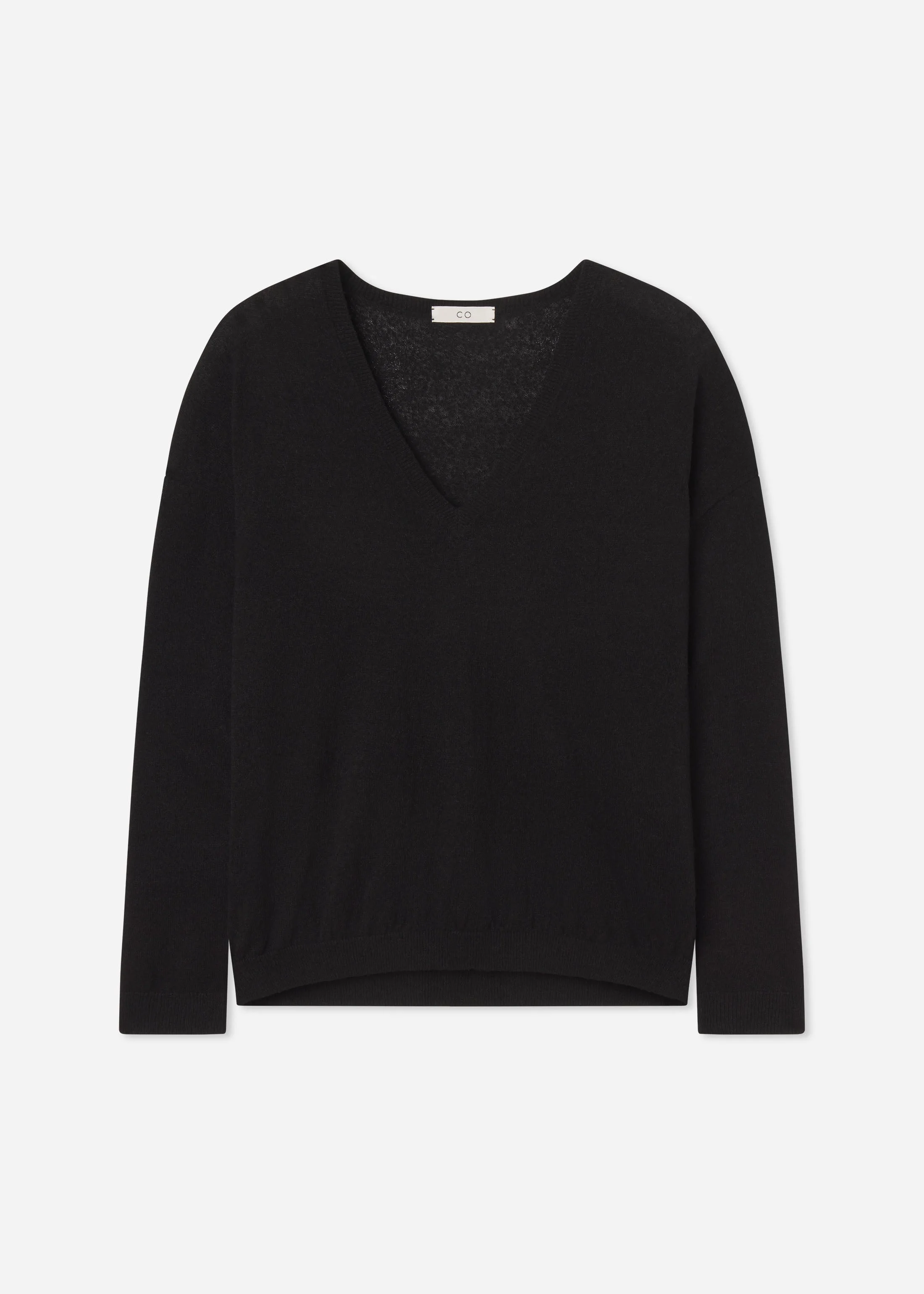 V-Neck Sweater in Silk Linen - 1