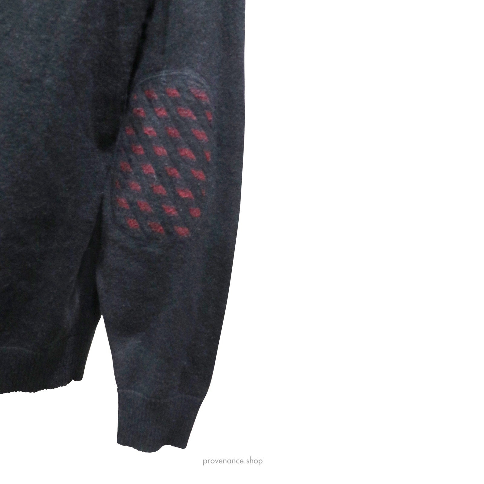 Yachting Quarter-Zip Wool Sweater - Black - 6