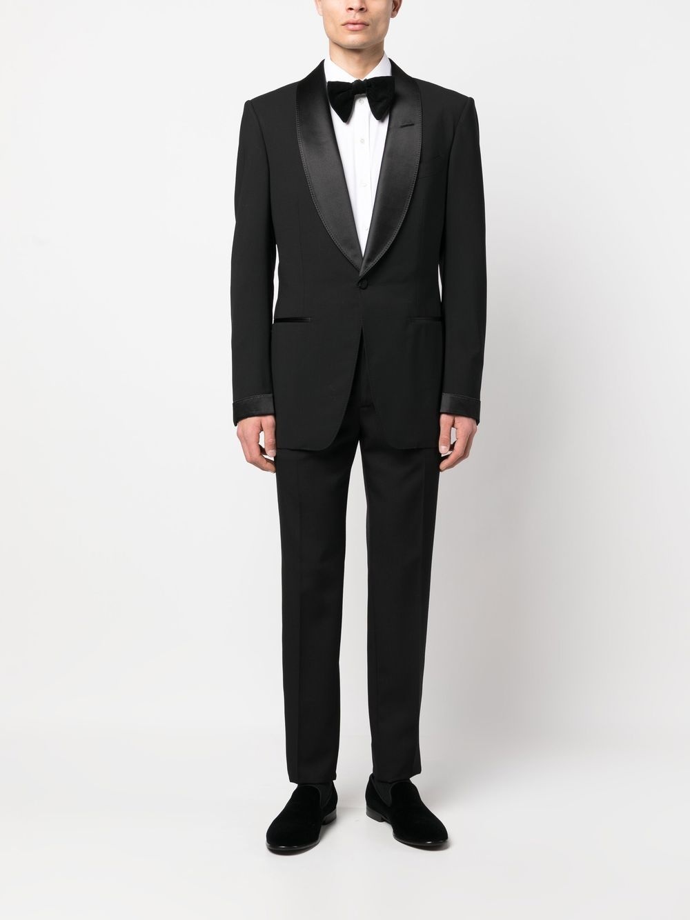 straight-leg tailored trousers - 2