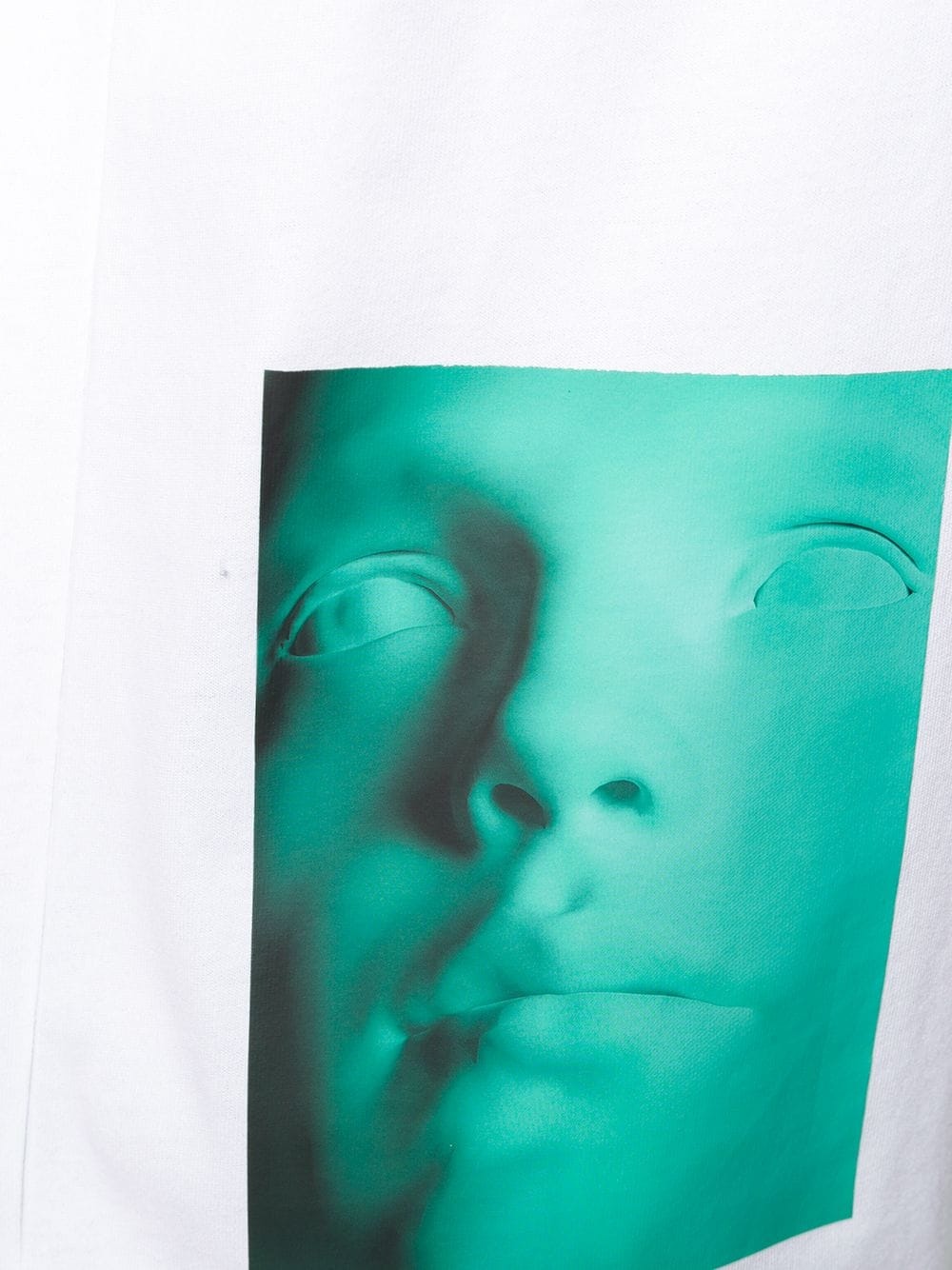 face print T-shirt  - 5