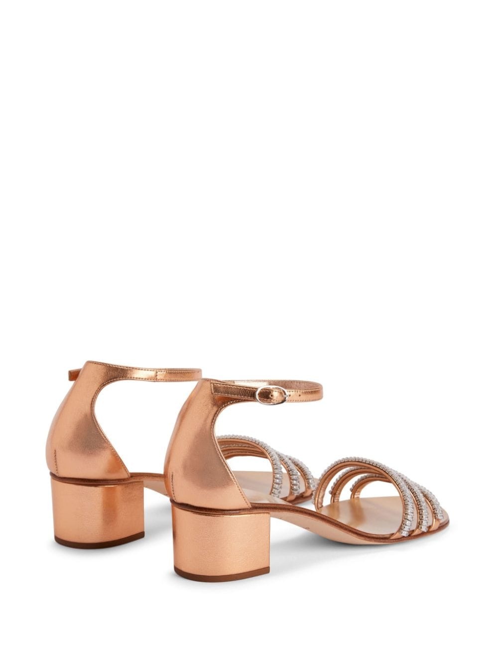 Martha round-toe leather sandals - 3