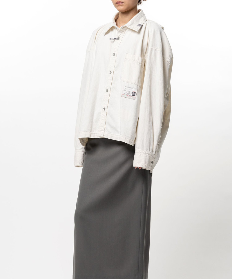 Vest Combined Denim Shirt 4