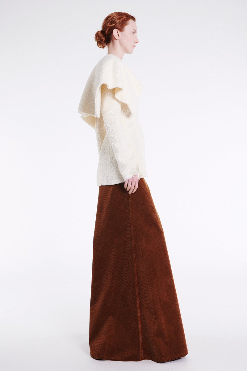 A.W.A.K.E. MODE FITTED JACKET ECRU outlook