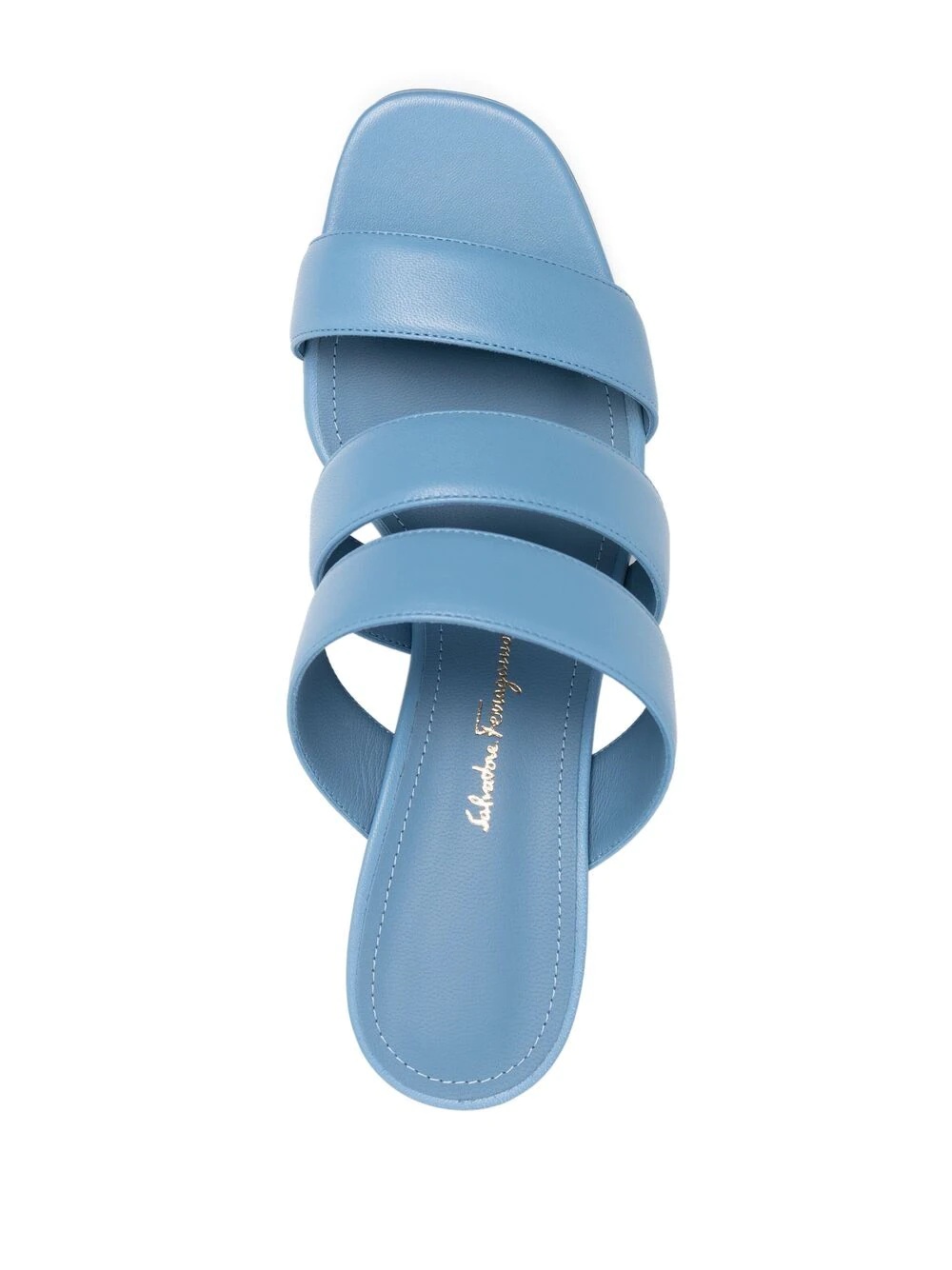 70mm sculpted heel sandals - 4