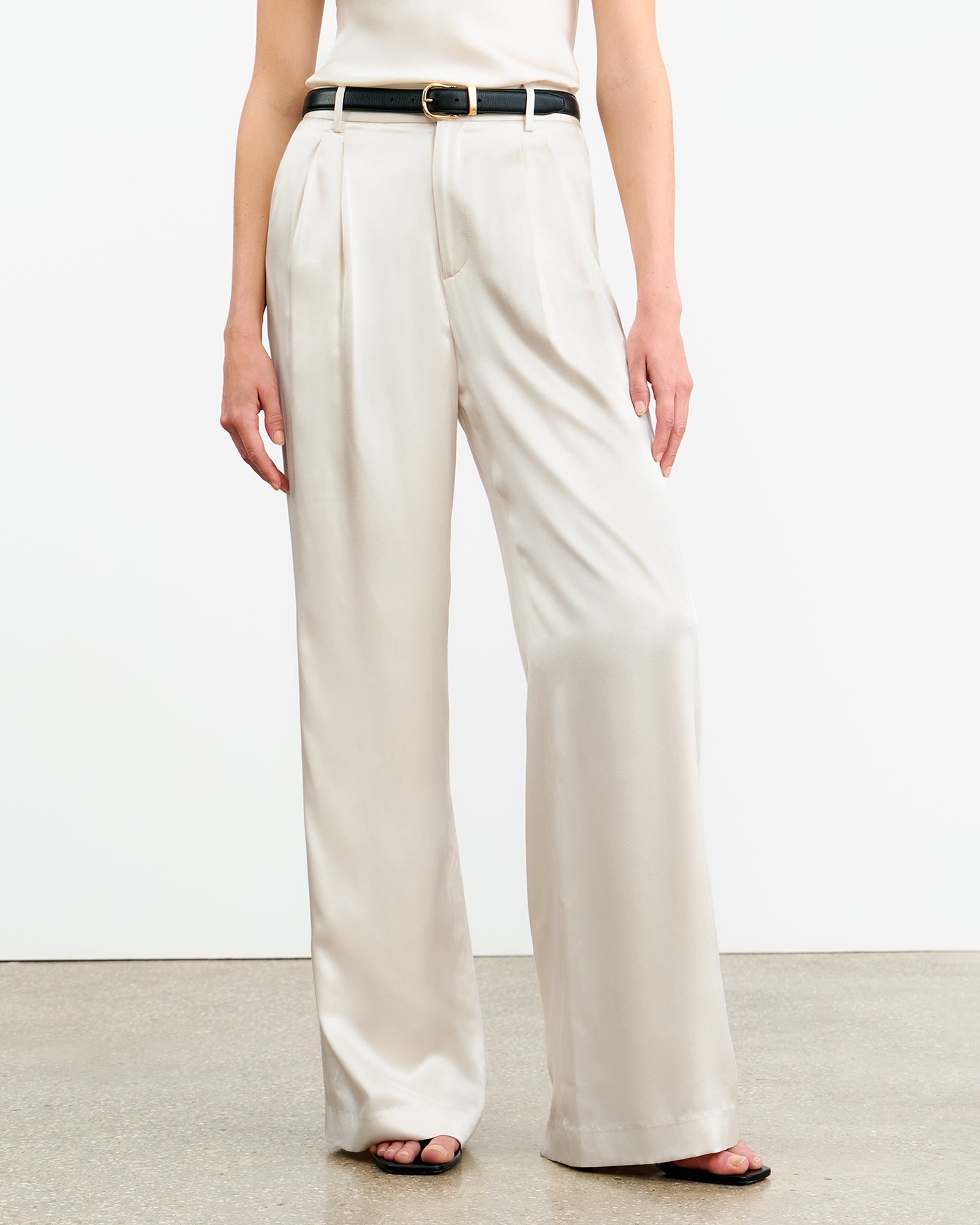 FLAVIE SILK PANT - 4
