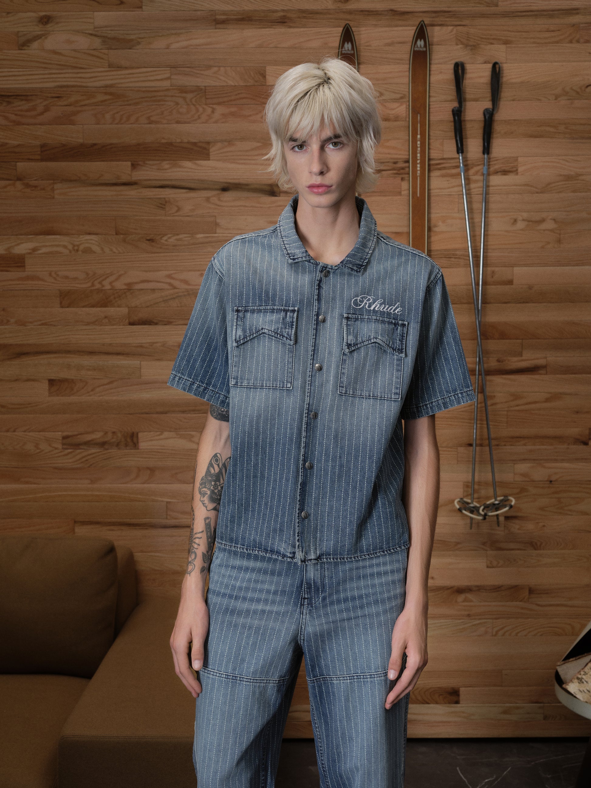 WABASH DENIM SNAP SHIRT - 7