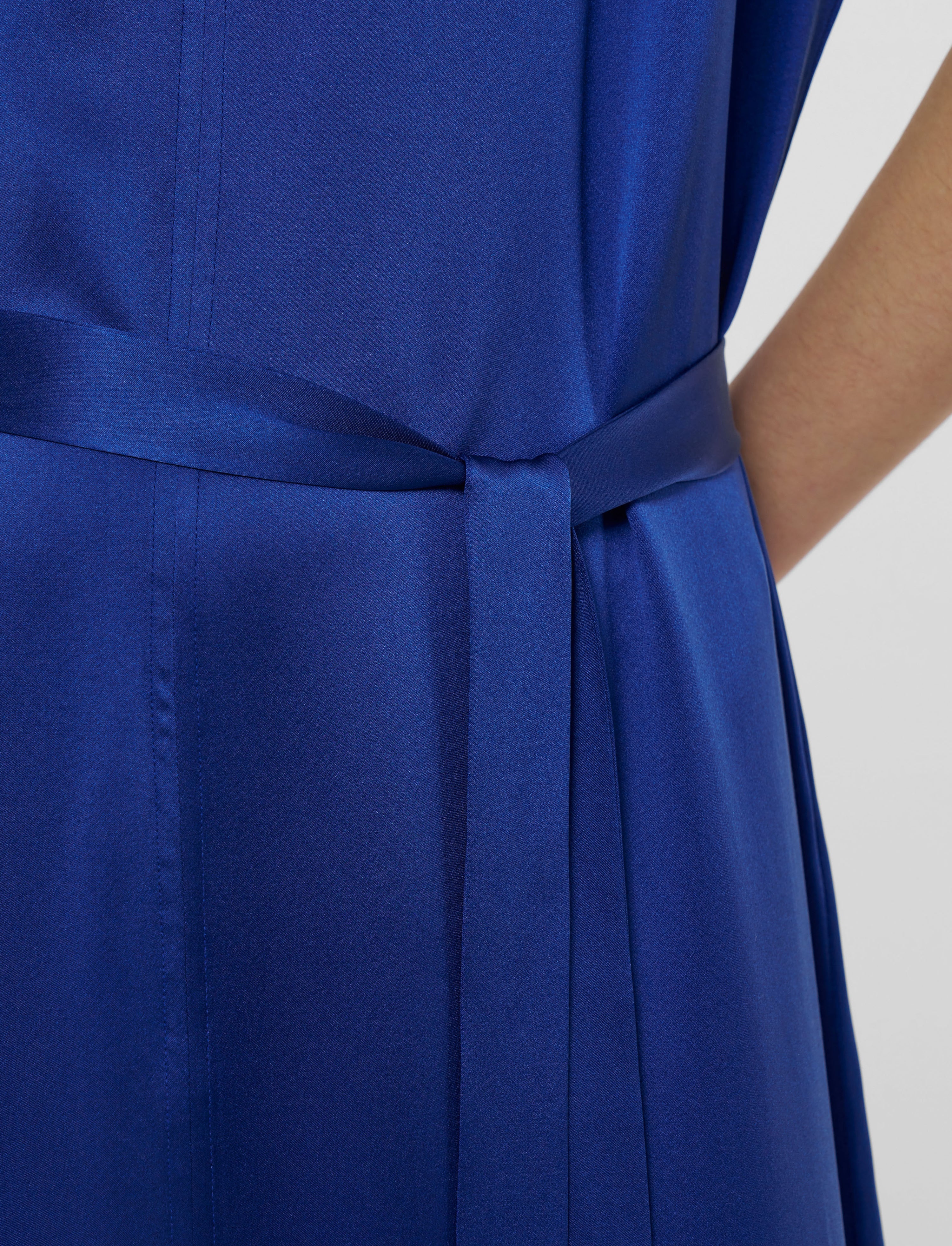 Daviel Silk Satin Dress - 5