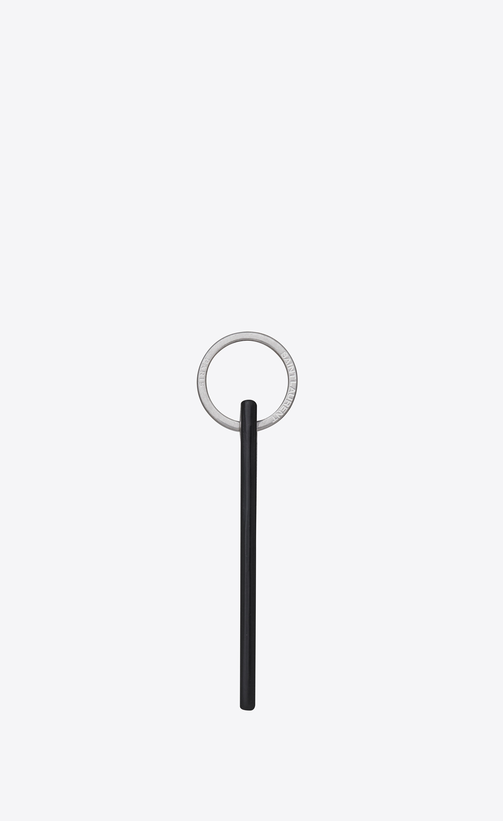 saint laurent leather keyring - 3
