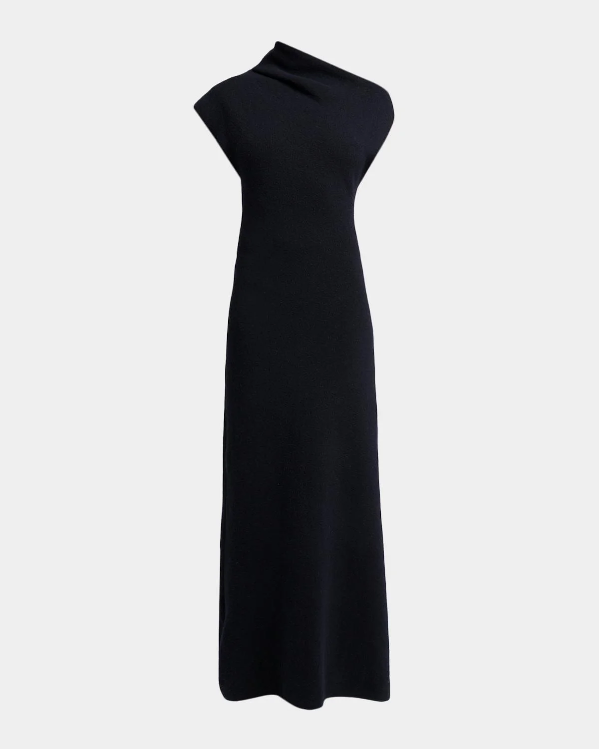 Lothea Asymmetric Merino Wool Knit Maxi Dress - 1