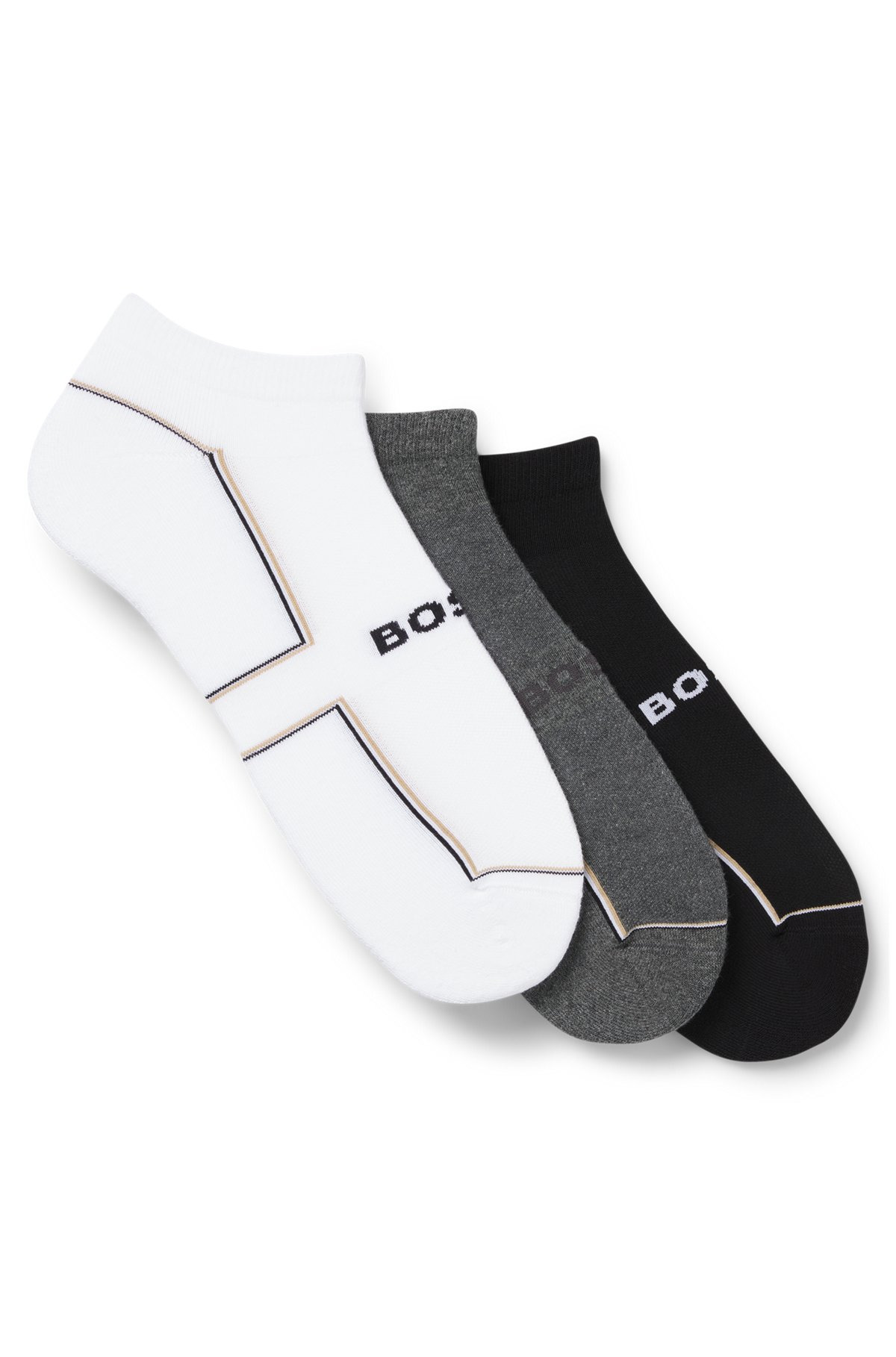 TWO-PACK OF ANKLE-LENGTH SOCKS IN COTTON - 1