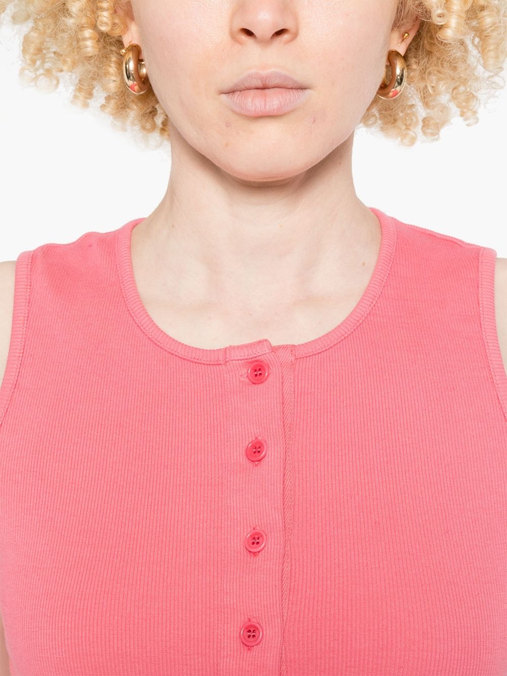 buttoned tank top - 5