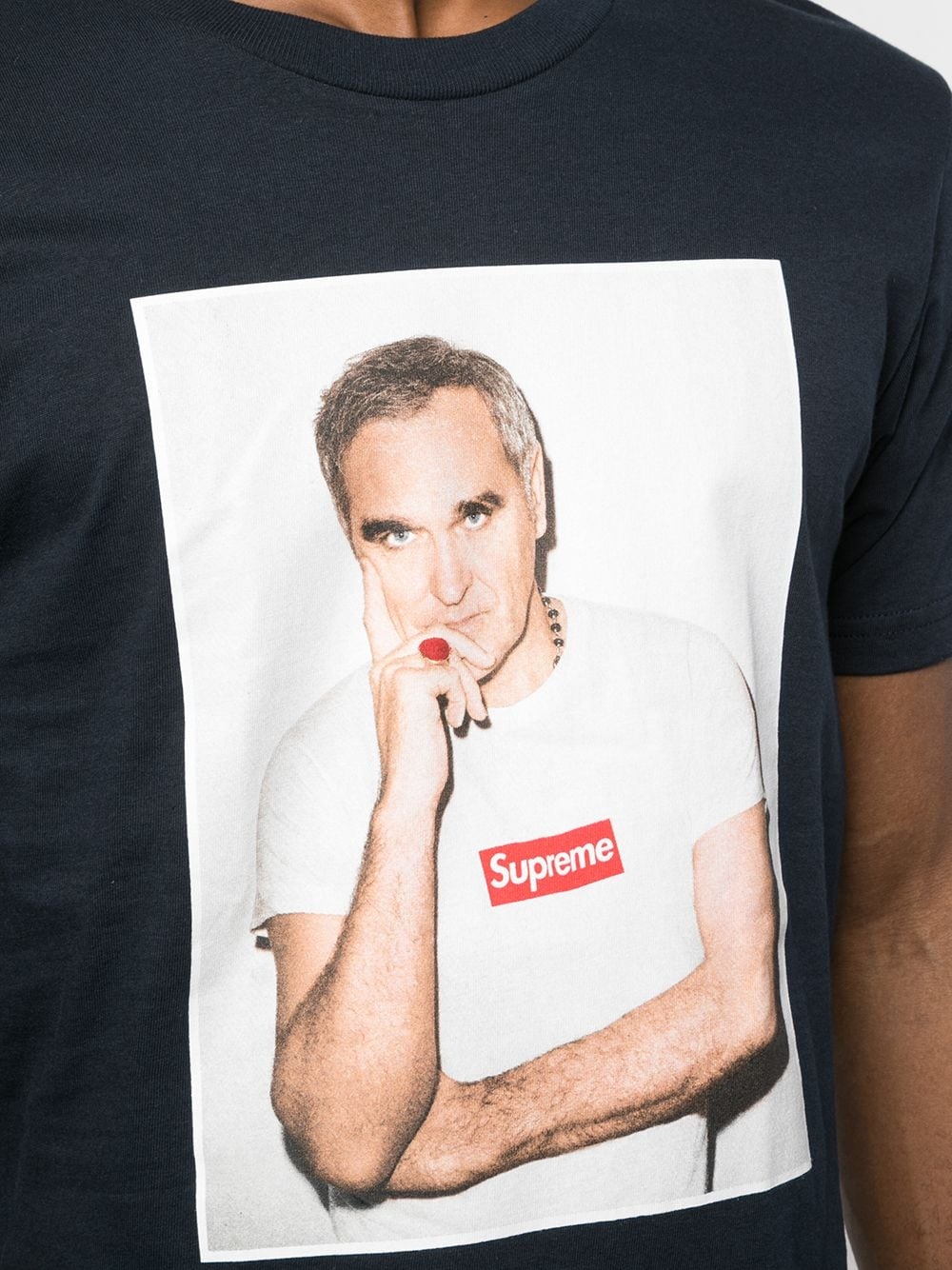 Morrissey print T-shirt - 5