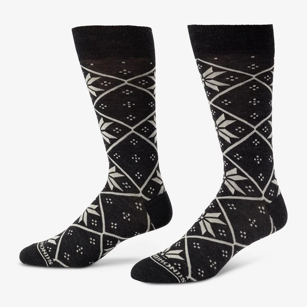Pattern Dress Socks - 1