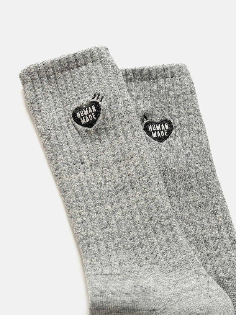 Human Made Pile Socks Gray outlook