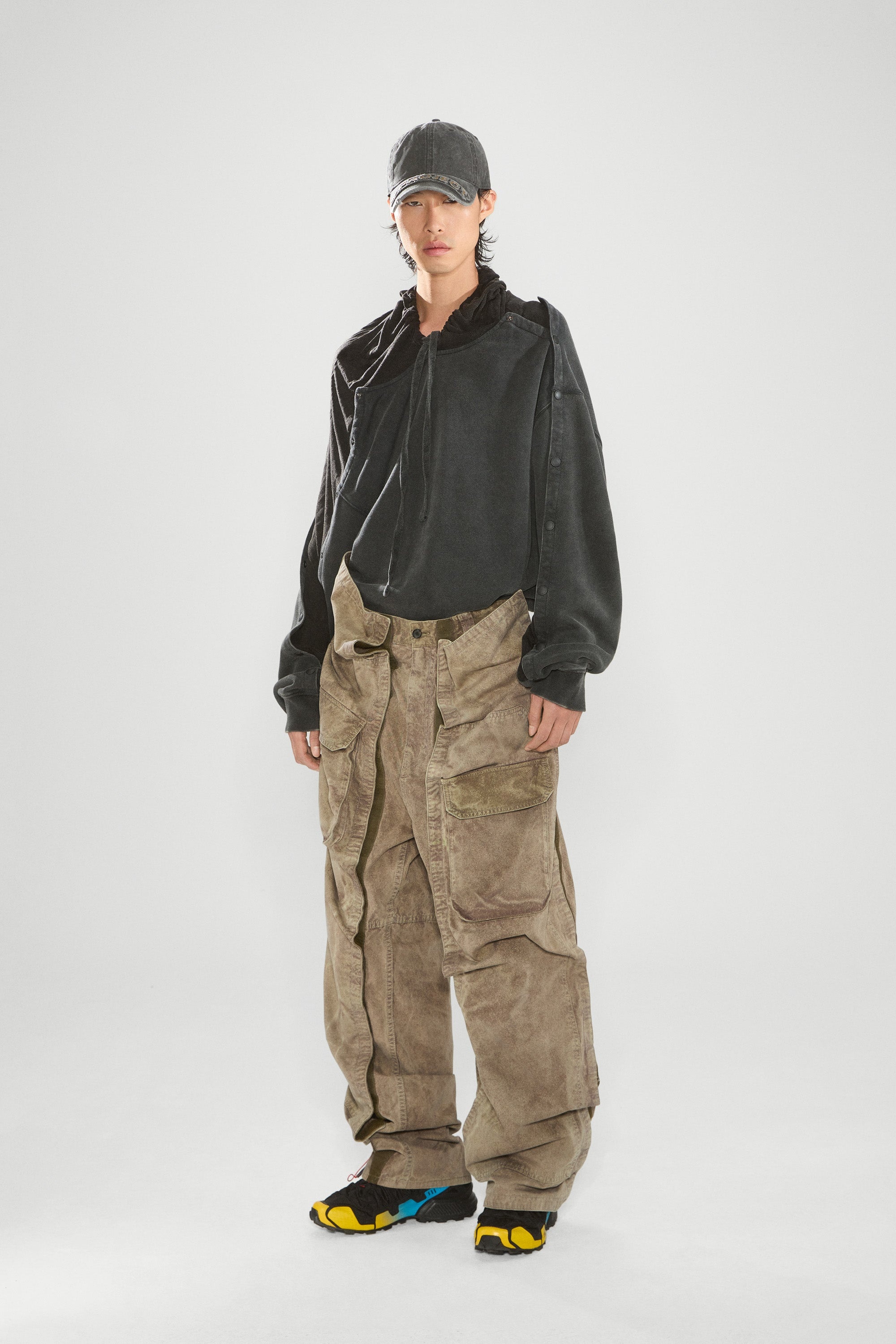 VELCRO CARGO PANTS - 3