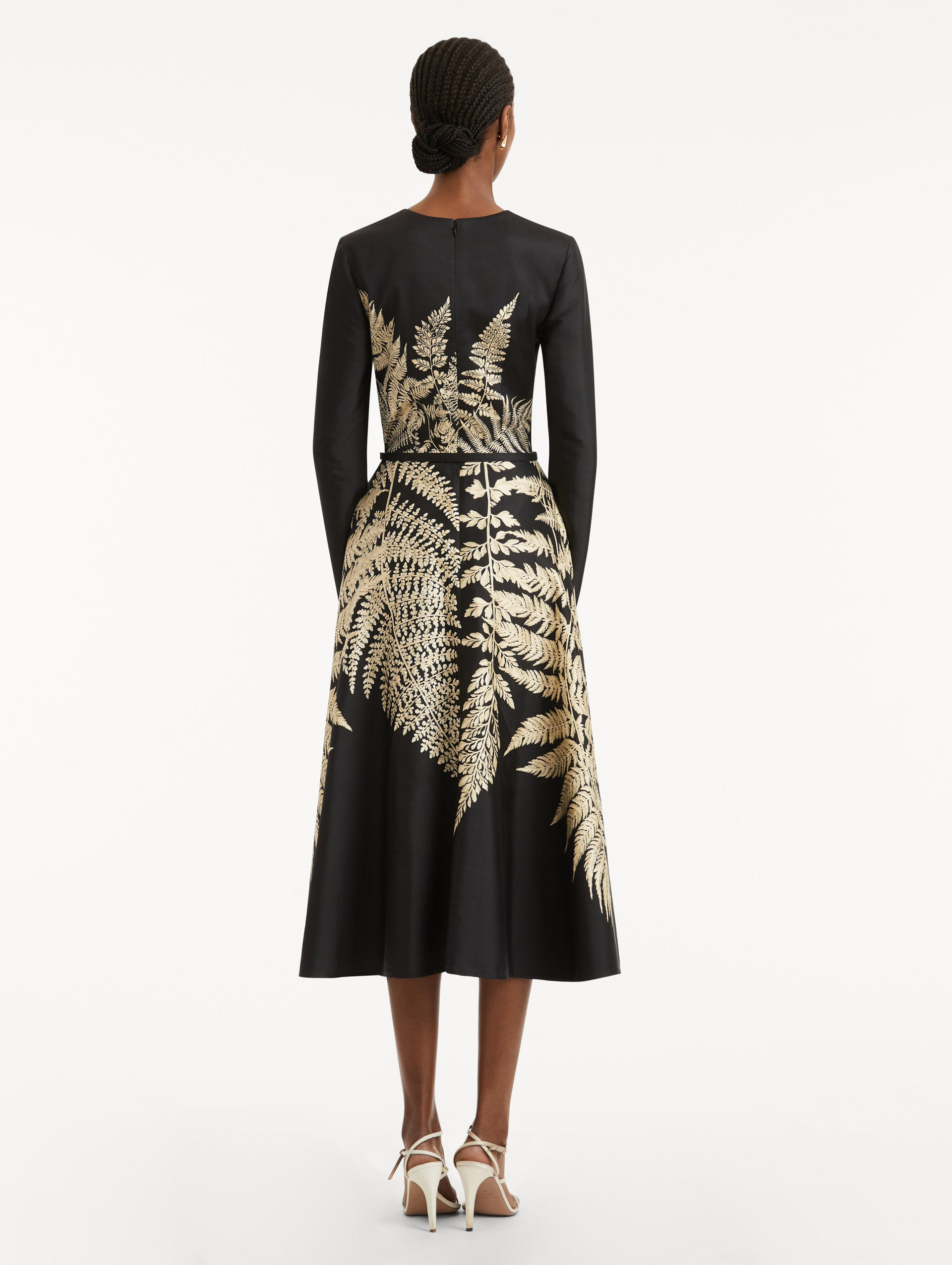 FERN PRINTED COCKTAIL DRESS - 3