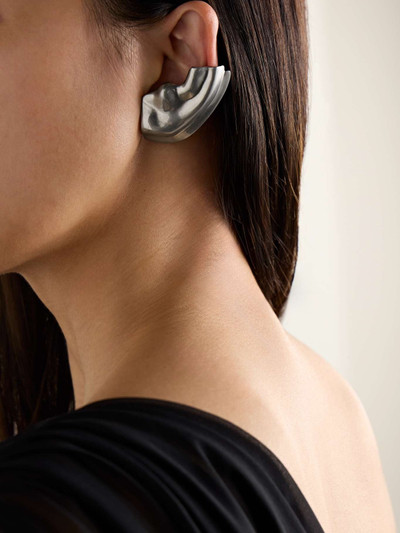 KHAITE Amato silver-tone earrings outlook