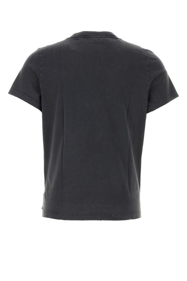 Courreges Man Graphite Cotton T-Shirt - 2