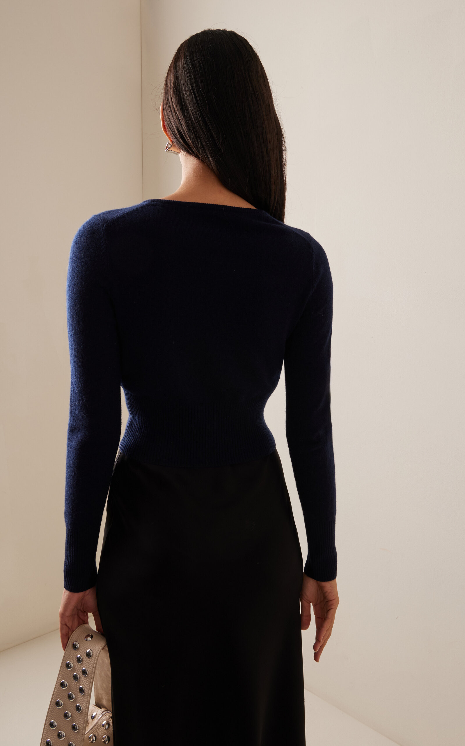 Finley Cashmere Cardigan blue - 4