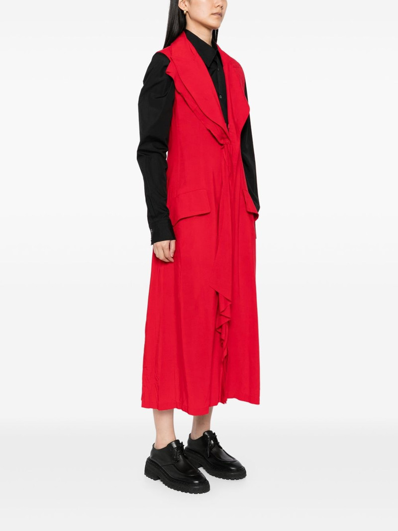 draped sleeveless dress 3