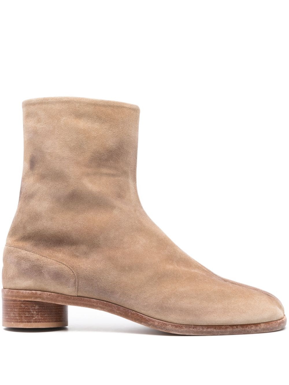 TABI SUEDE ANKLE BOOTS H30 (BEIGE) - 1