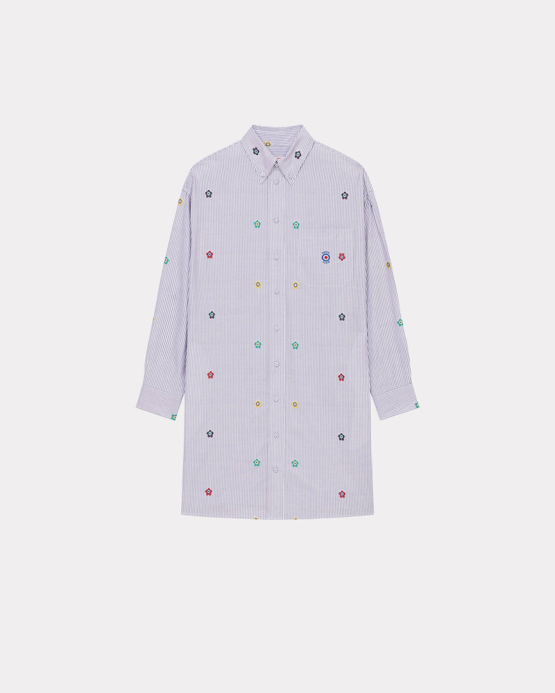 'KENZO Target' striped shirt dress - 1