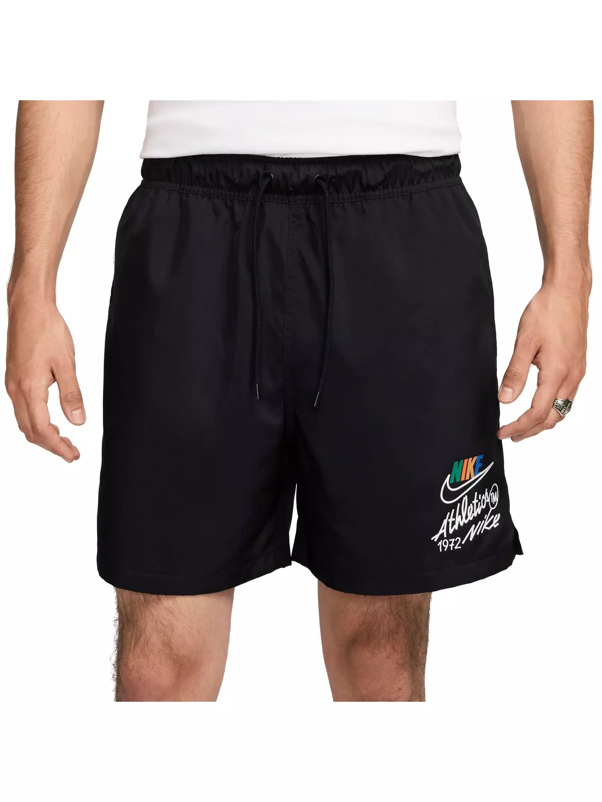 Men's Club Woven Flow Shorts - Black - 1