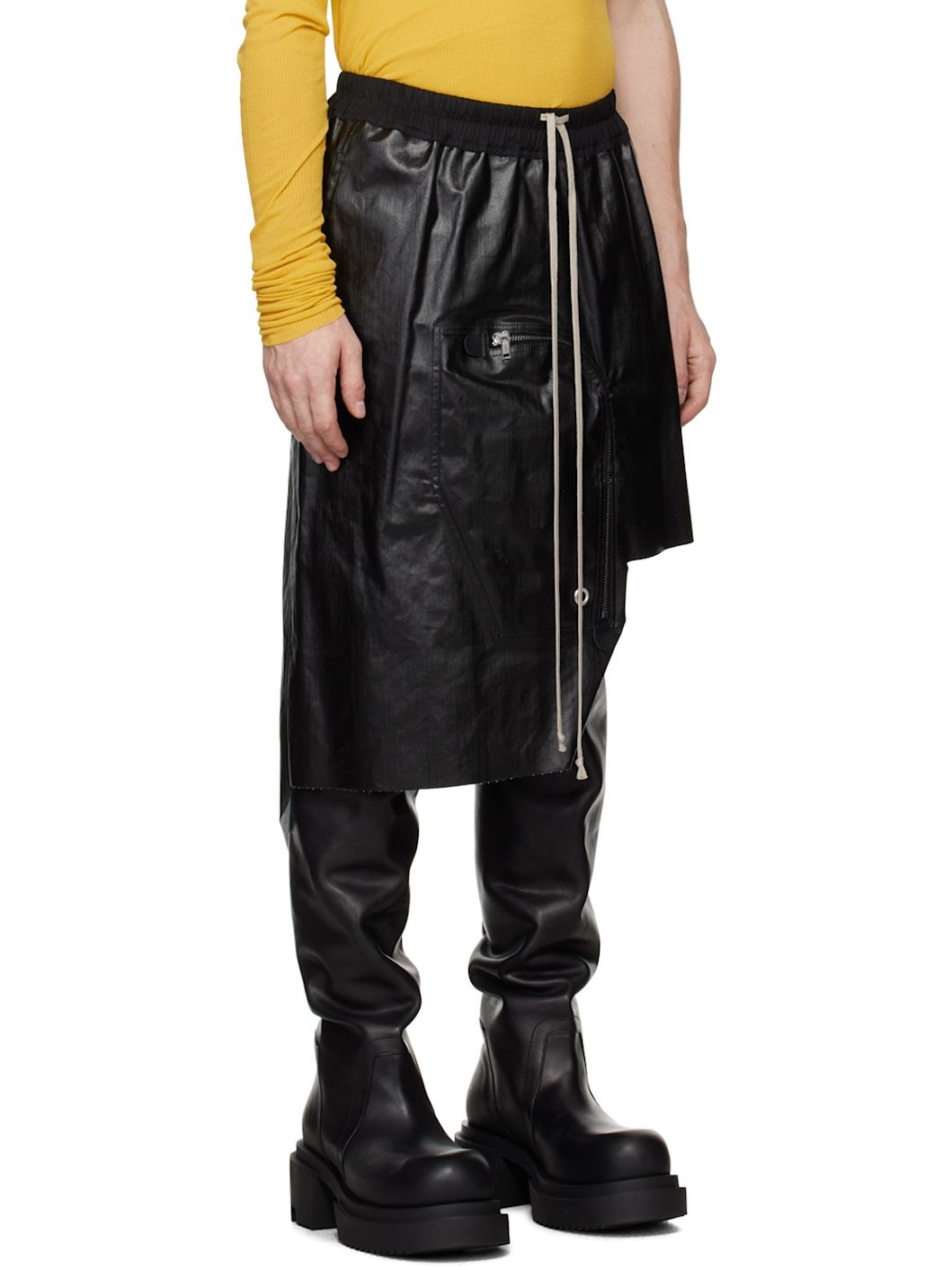 Black Porterville Dracca Denim Skirt - 2