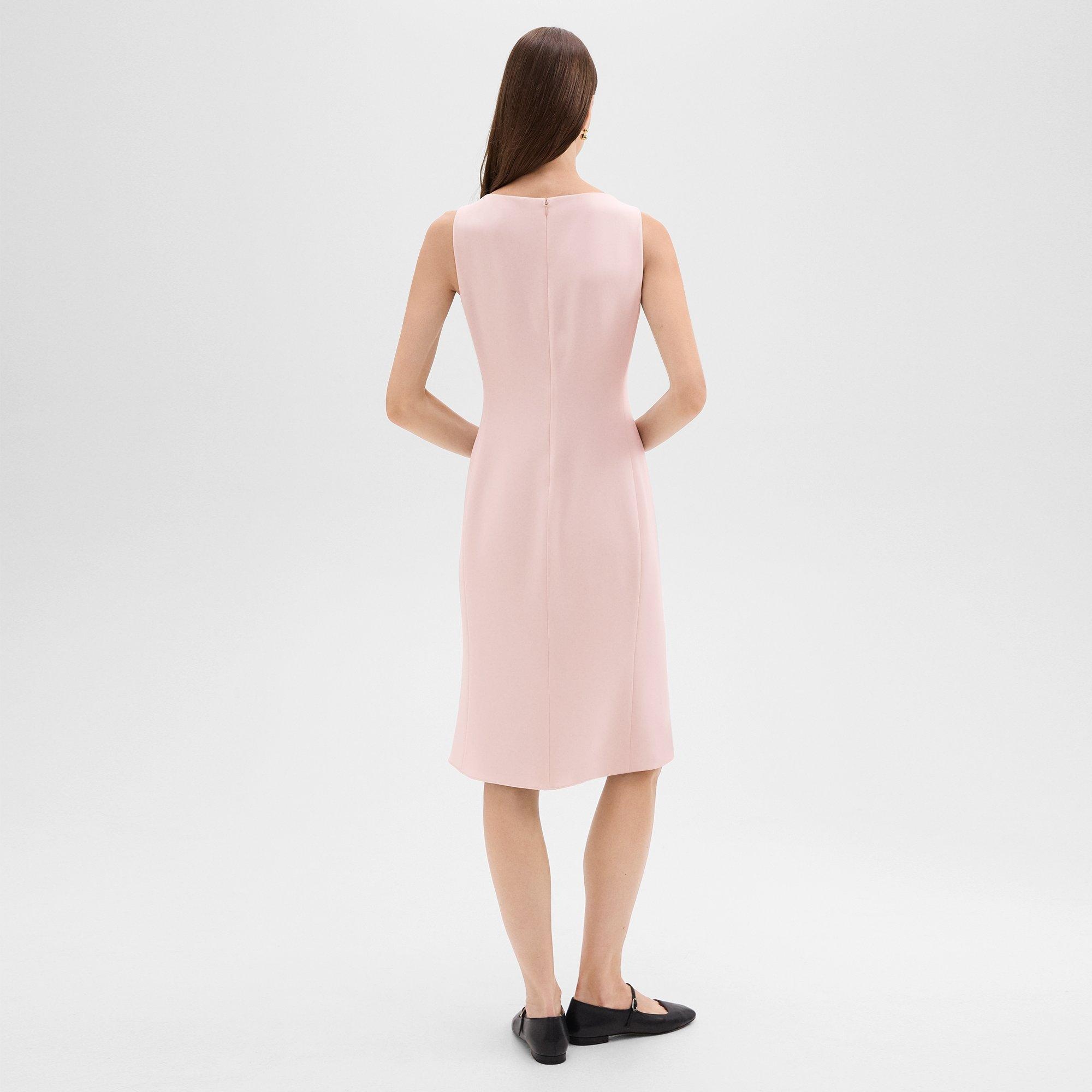 Flared Dress in Admiral Crepe - 4