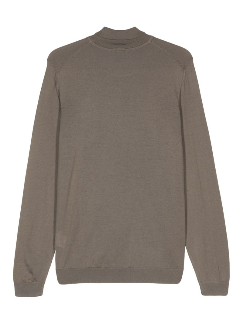 BOSS virgin wool roll-neck sweater outlook