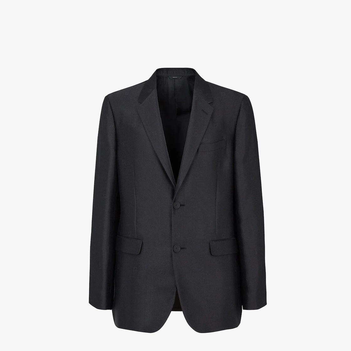 Black cotton blazer - 1