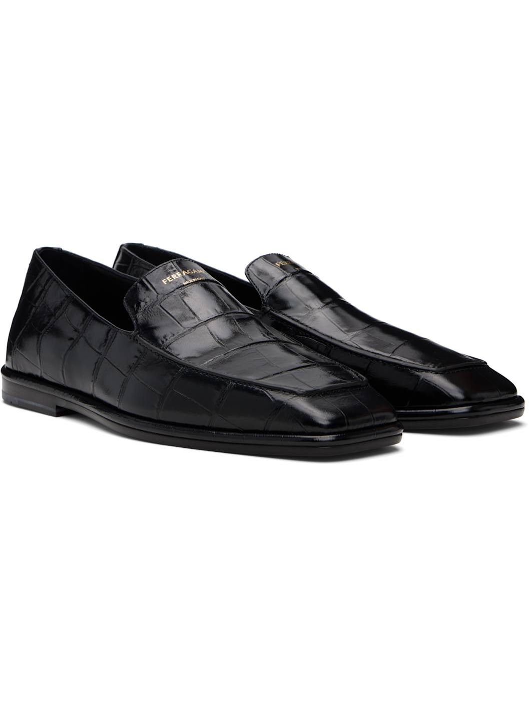 Black Brian Loafers - 4