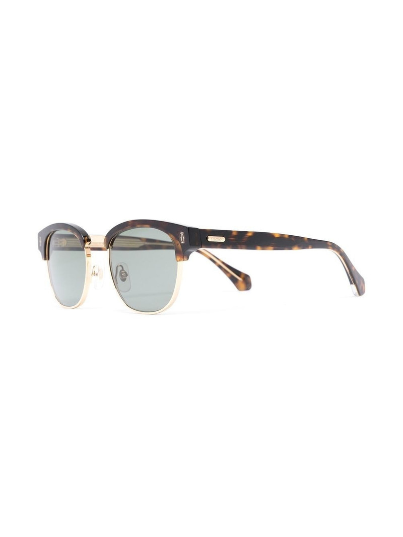 Cartier tortoiseshell-effect sunglasses outlook
