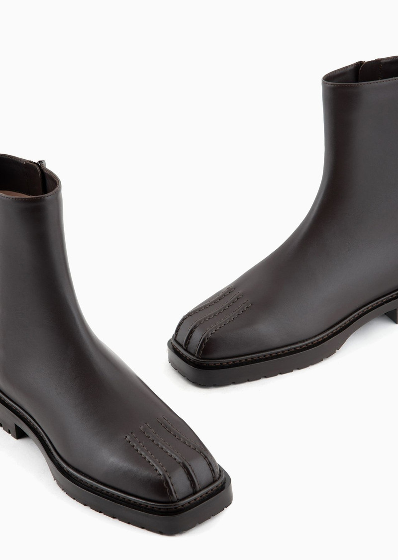 Leather ankle boots 5