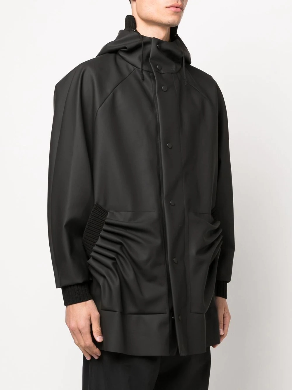 Tube Pleat raincoat - 3
