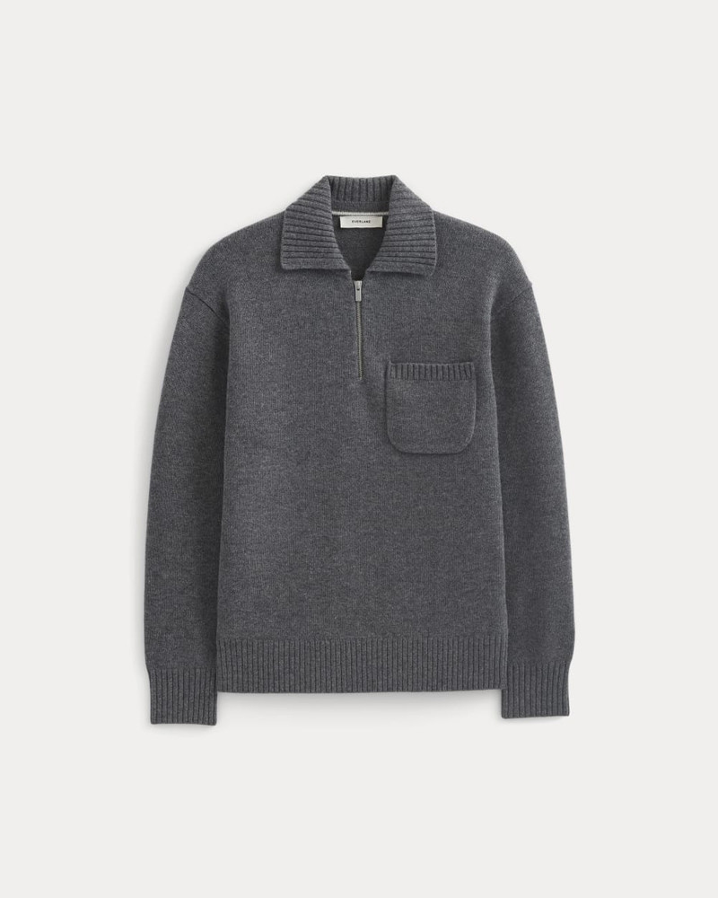 LUXE MERINO QUARTER-ZIP PULLOVER 1