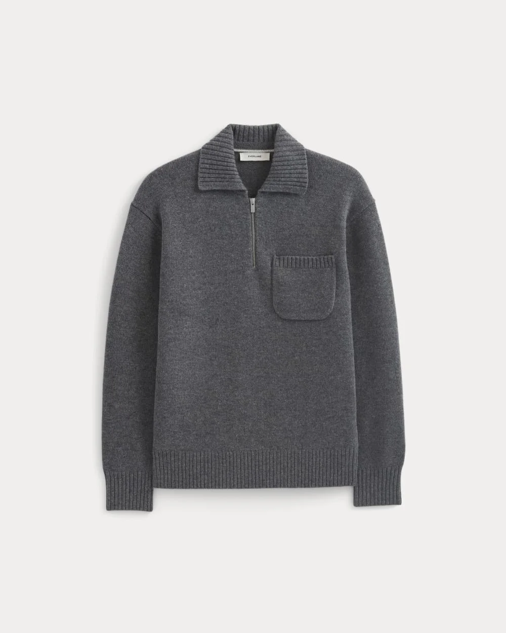 LUXE MERINO QUARTER-ZIP PULLOVER - 1