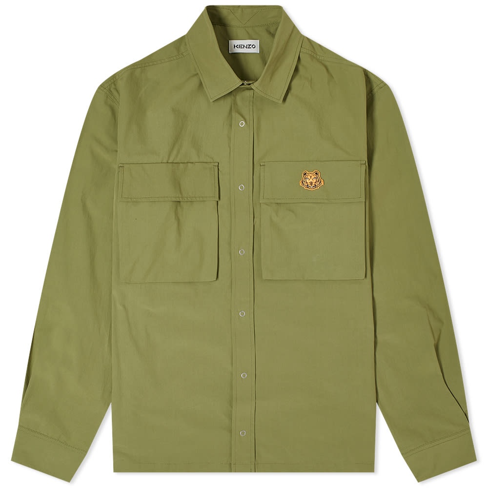 Kenzo Tiger Crest Pocket Overshirt - 1